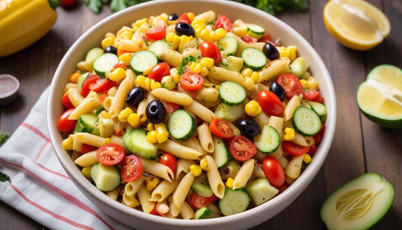 Hızlı ve Lezzetli Makarna Salatası